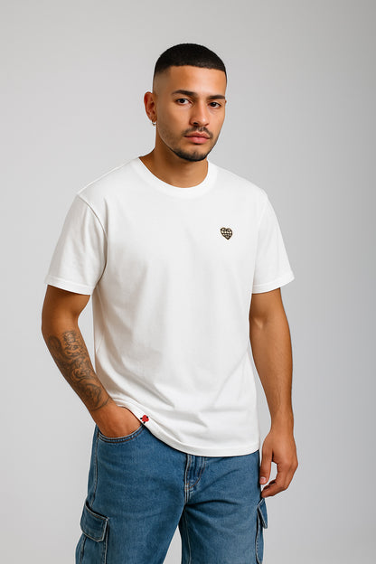 Plain Basic White: White Heart