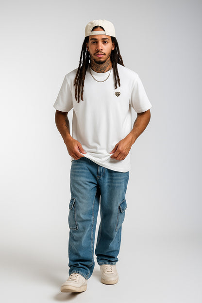 Plain Basic White: White Heart