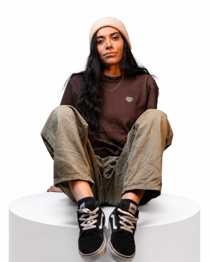 Polera Basic Café