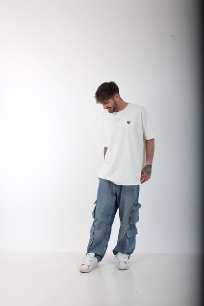 White Oversize