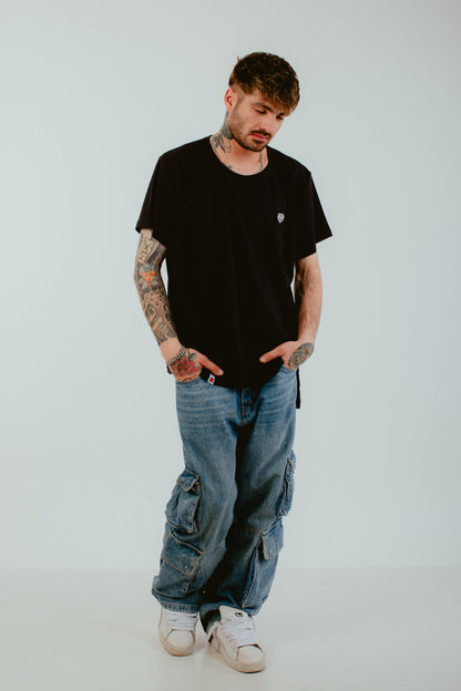 Plain Basic Black: White Heart