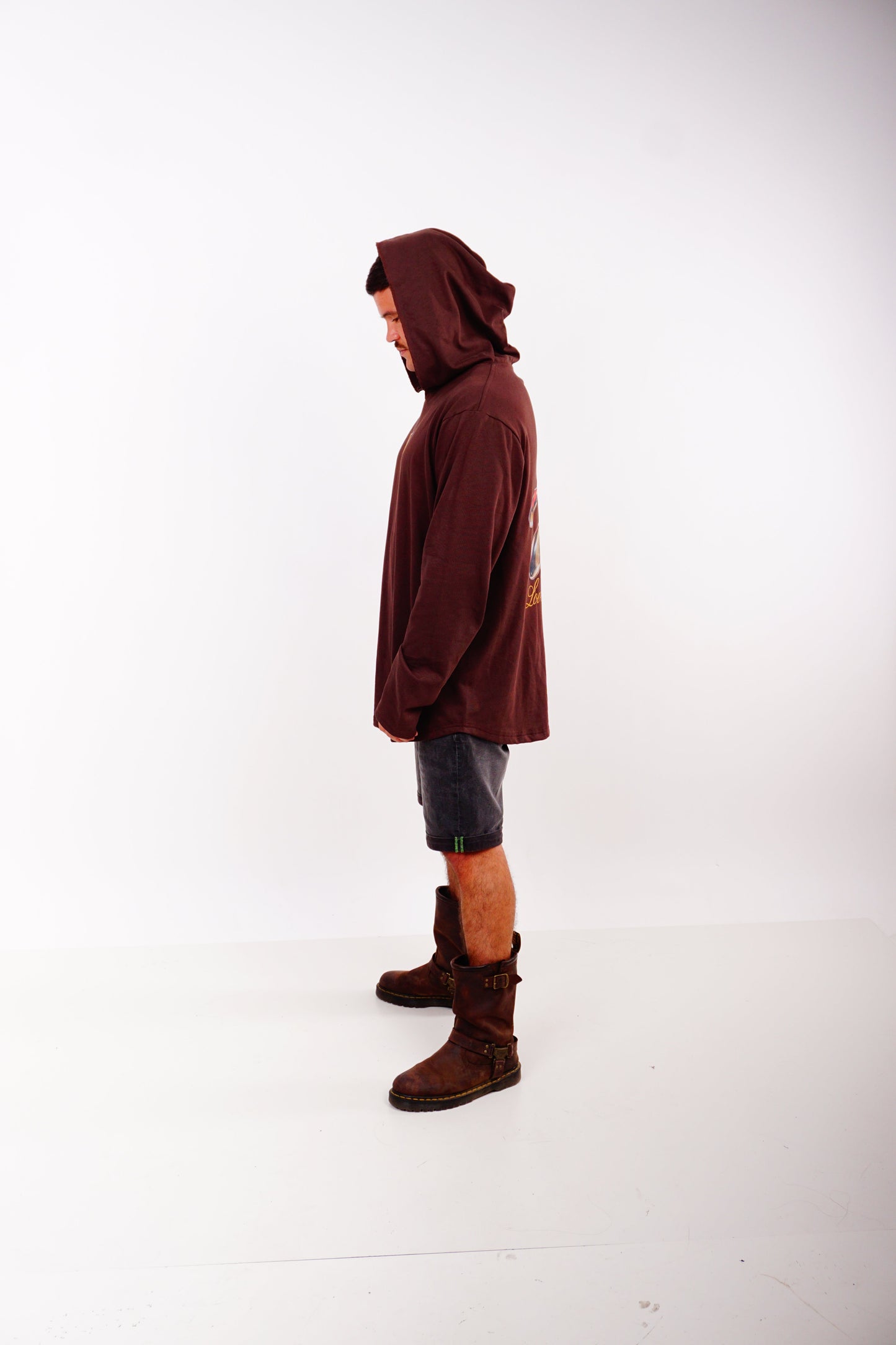 Polera con Capucha Warhol · Blooming WAV Clouds