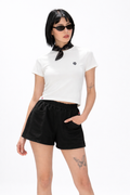 Polera Baby Tee Blanca