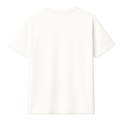 Plain Basic White: Black Heart