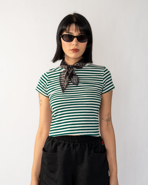 Polera Baby Tee Striped