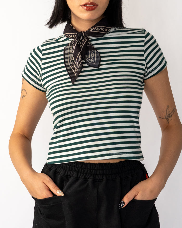 Polera Baby Tee Striped