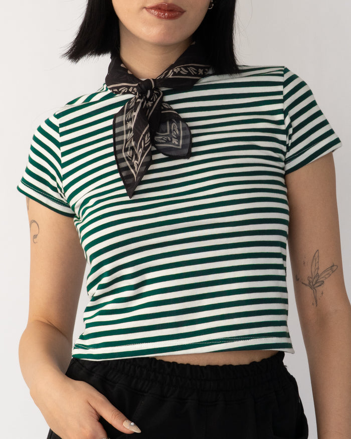 Polera Baby Tee Striped
