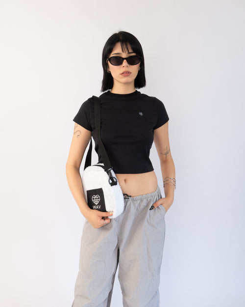 Polera Baby Tee Negra